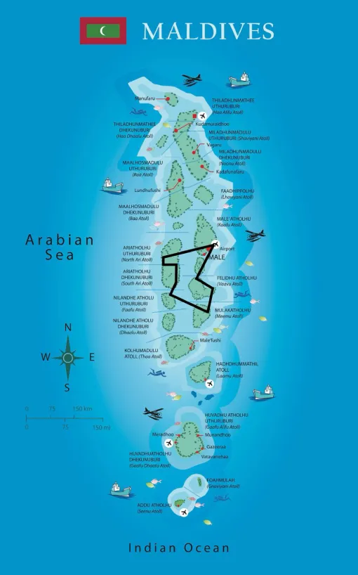 Malediven Touren - Best of Central South